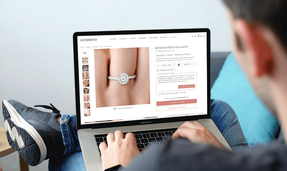 Fiche produit - Marque Gemmyo - Ecommerce (mock-up)