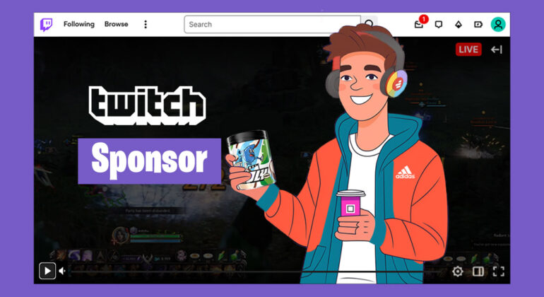 Sponsorisations sur Twitch