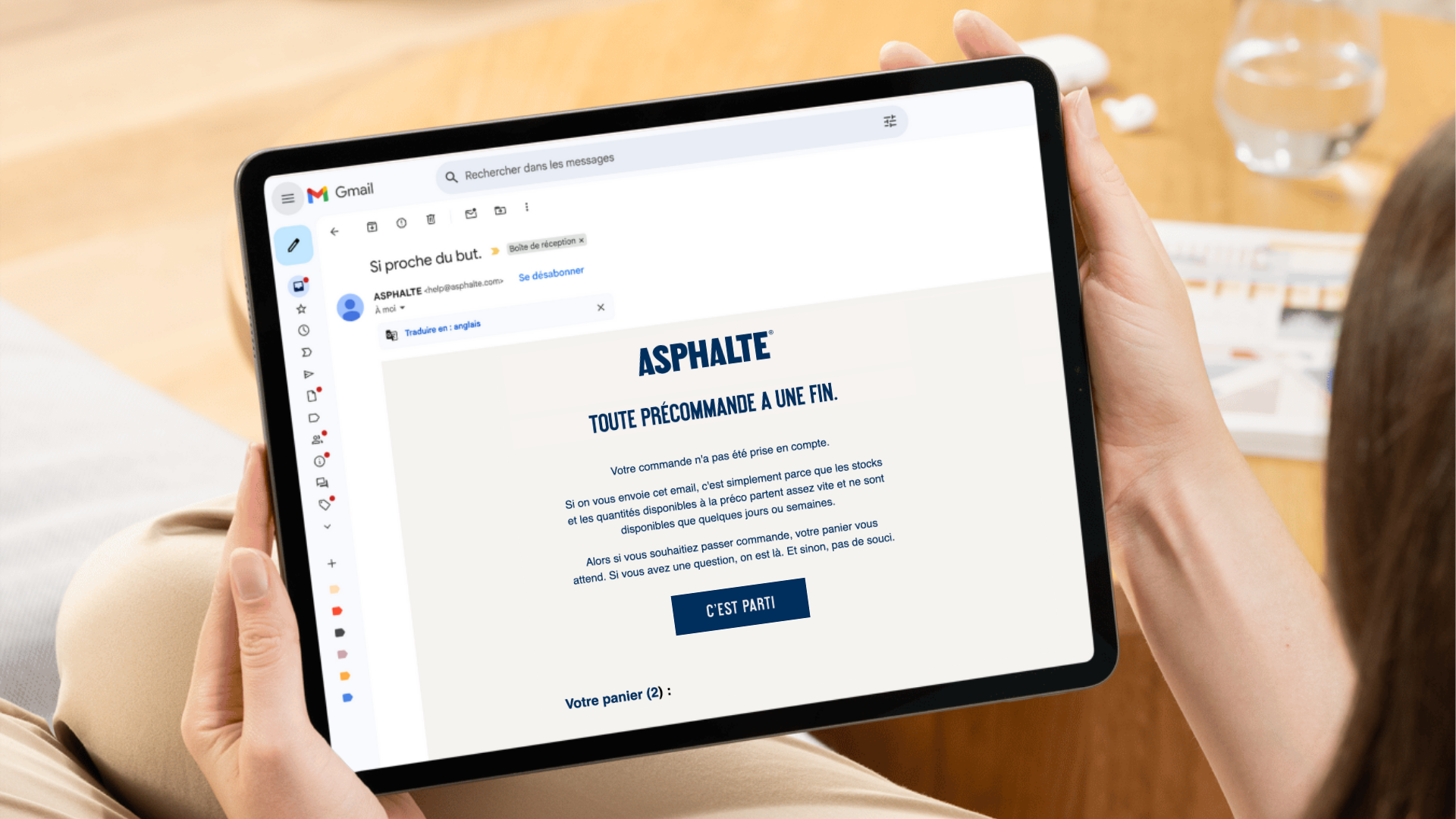 Panier abandonné e-commerce