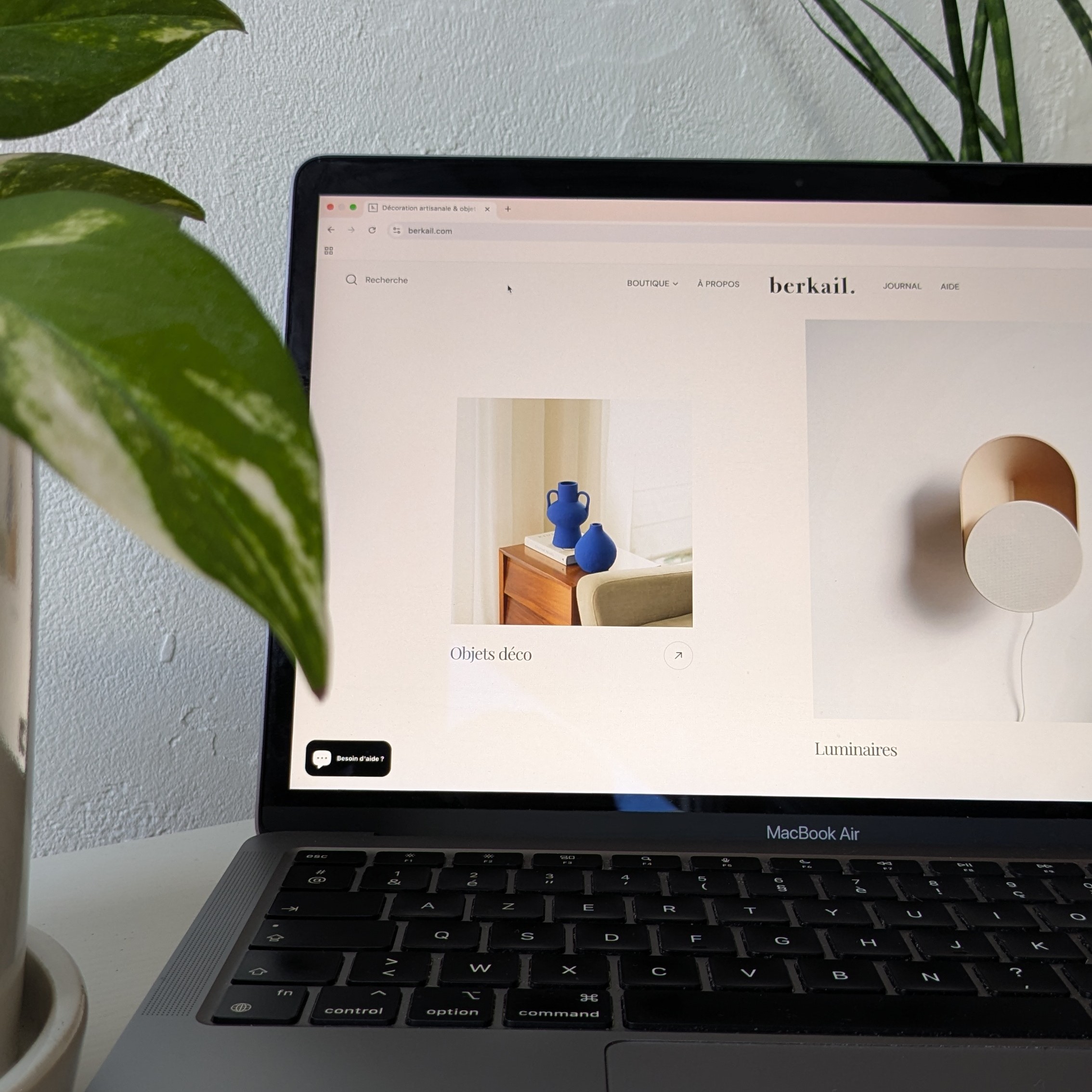 Berkail e-commerce décoration